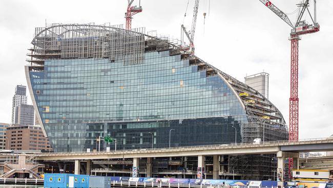 The Ribbon development site at Darling Harbour. Picture: NCA NewsWire / Jenny Evans