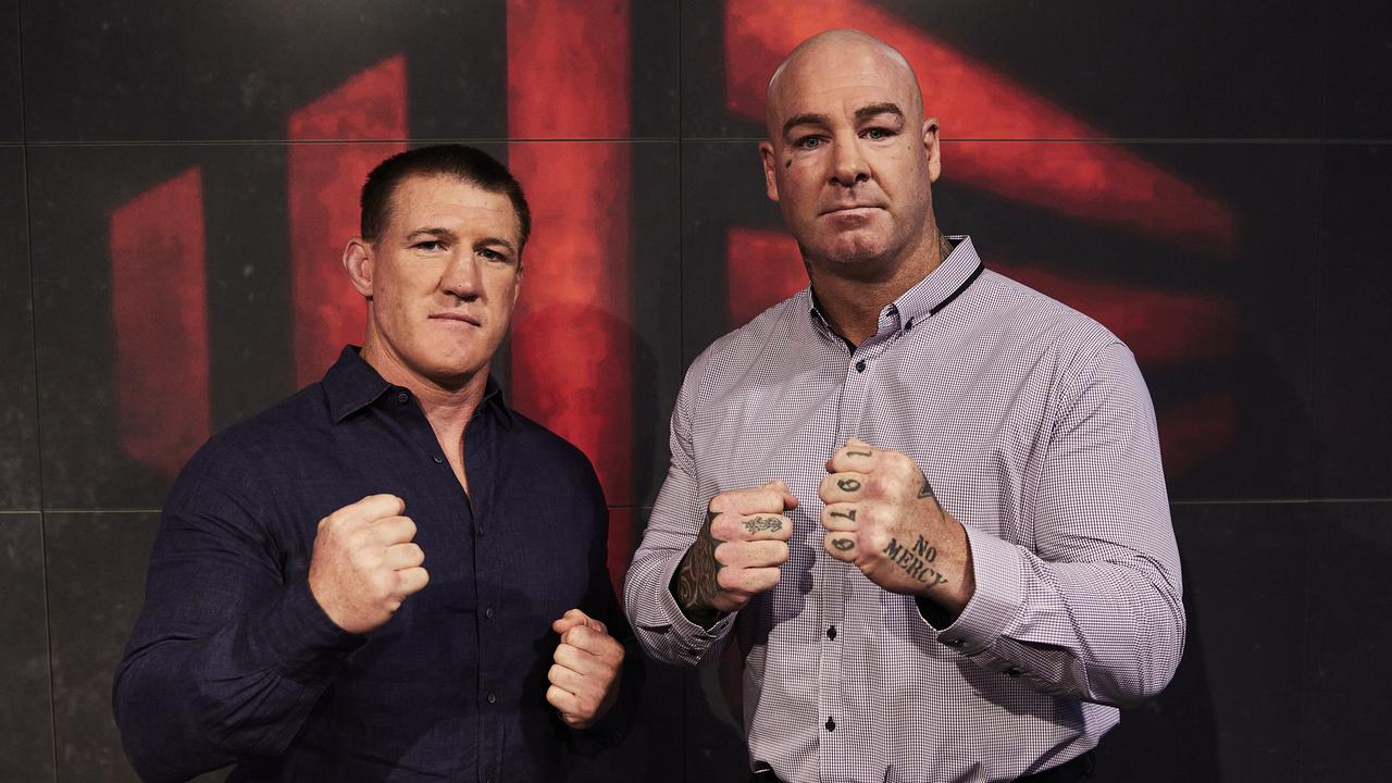 Paul Gallen and Lucas 'Big Daddy' Browne will fight in Wollongong on April 21. Picture: James Evans
