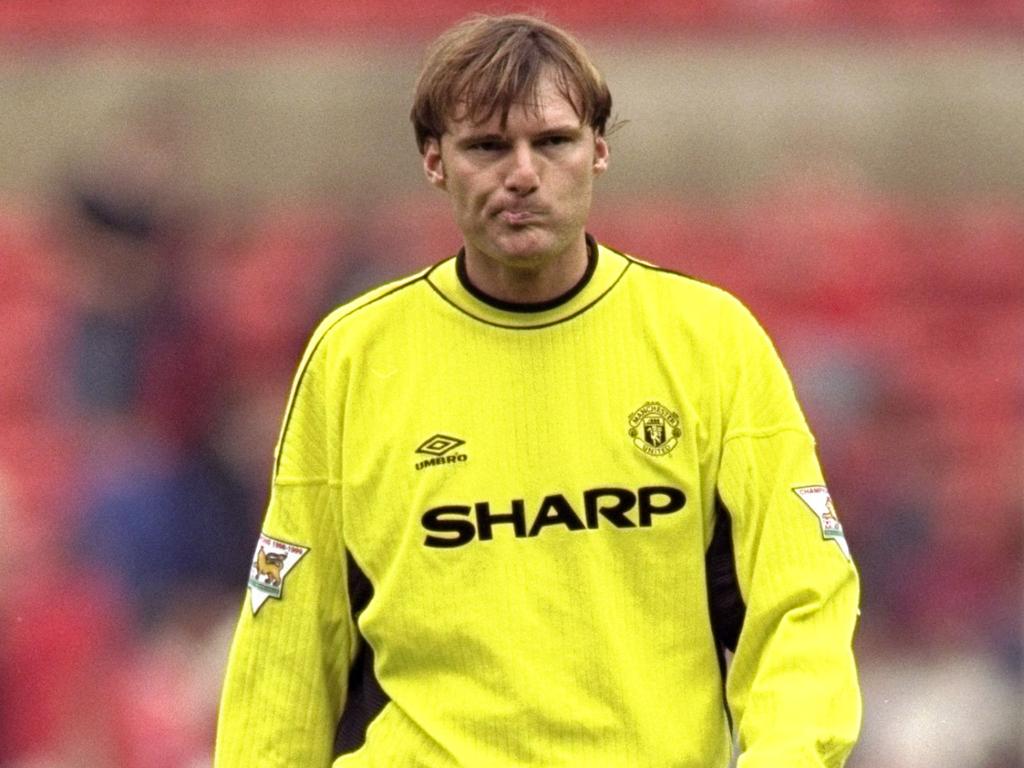 Massimo Taibi was labelled the ‘Blind Venetian’ at Manchester United. Picture: Alex Livesey /Allsport