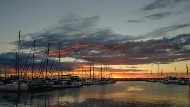 Sunset at Scarborough Marina. Picture: Alamy