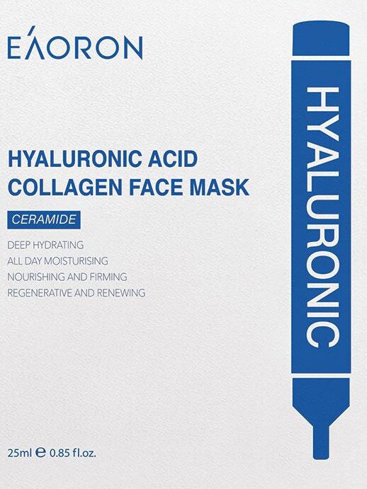 The real Eaoron Hyaluronic Acid Collagen Hydrating Face Mask. Picture: Supplied