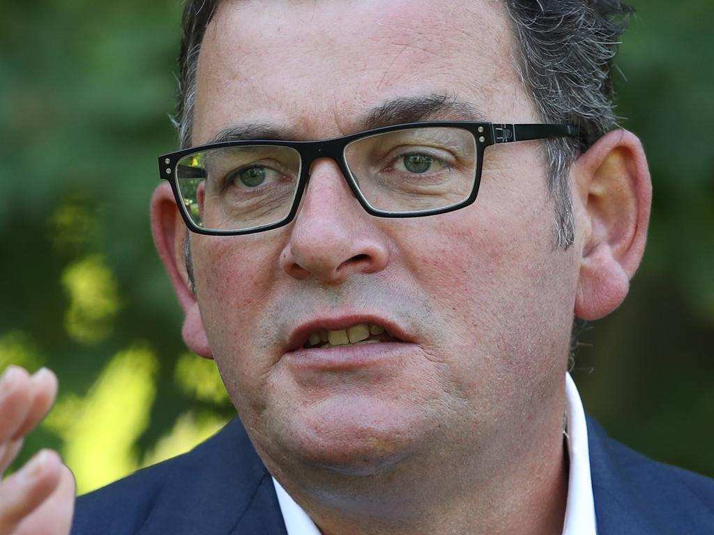 Victorian Premier Daniel Andrews says more restrictions could ease on Friday. Picture: David Crosling/NCA NewsWire