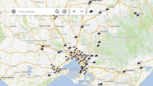 They’re everywhere: Magpie attack map of Victoria. State Government