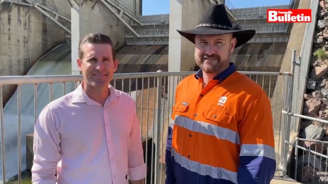 Townsville City Council tests Ross River Dam gates