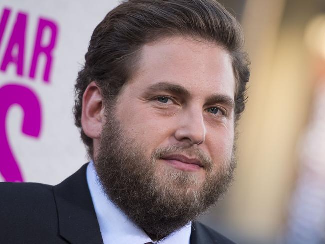 Actor Jonah Hill attends the Warner Bros premiere of "War Dogs" in Hollywood, California, on August 15, 2016. / AFP PHOTO / VALERIE MACON