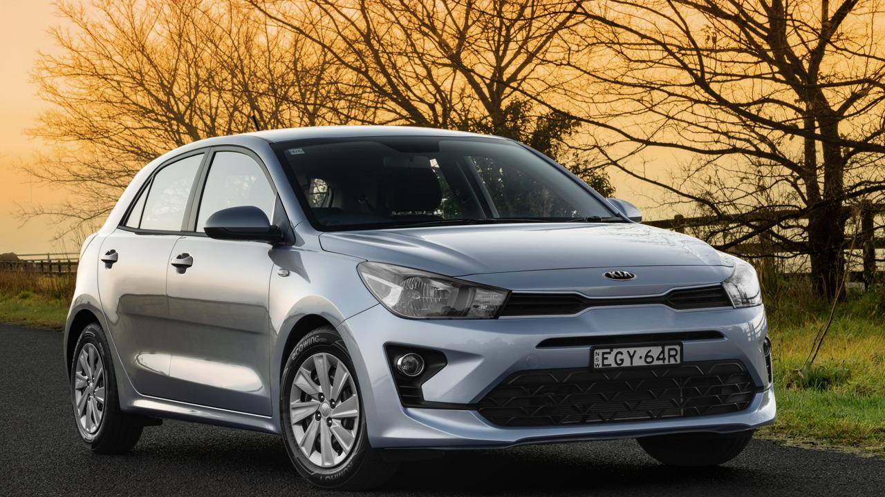 The Kia Rio is no longer sold but still popular with used-car buyers. Picture: Thomas Wielecki.