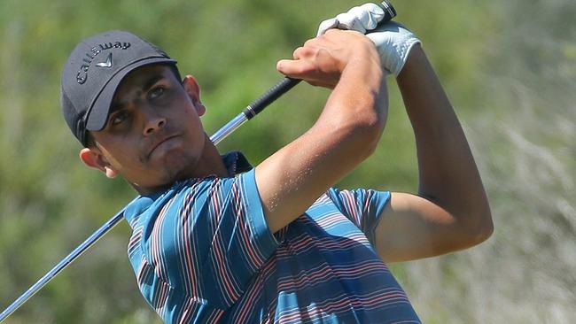 Young Sydney golfer Ali Rachid has been invited to compete at the NSW Open. Pic: David Tease.