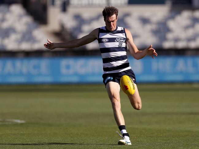 Jeremy Cameron could leave round 1 at halftime. Picture: Kelly Defina/Getty Images