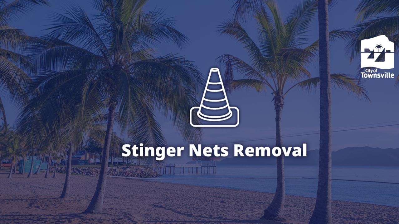 Townsville City Council announced that it had removed the city's stinger nets on May 20. Picture: TCC.