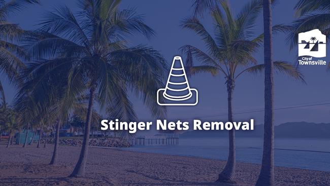 Townsville City Council announced that it had removed the city's stinger nets on May 20. Picture: TCC.