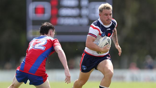 Roosters Choice Bailey SLE Laurie Daley Cup Newcastle Knights v Central Coast Roosters in round 5 at Cessnock Sportsground Saturday 2nd March 2024.pic Sue Graham