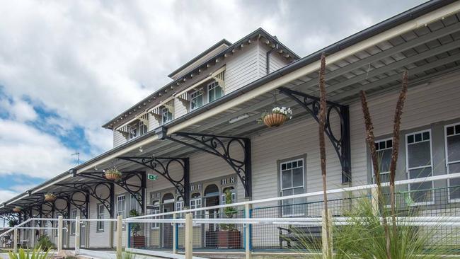 Josh Coyne of JCPainting has taken out the unofficial title of Gympie's best painter. Pictured is the Gympie Railway Station, a job completed by the JCP team.