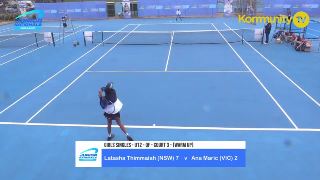 Replay: Latasha Thimmaiah (NSW) [7] v Ana Maric (VIC) [2] (U12 Girls Quarterfinal) - 2024 Australian Junior Hardcourt Championships Day 4