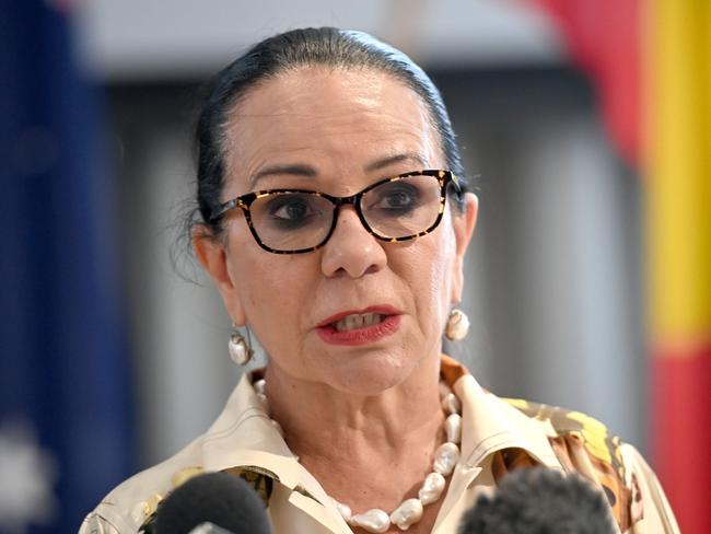 SYDNEY, AUSTRALIA - NewsWire Photos DECEMBER 16, 2022: Federal Minister for Indigenous Australians Linda Burney addresses media ahead of the Joint Council on Closing the Gap meeting.Picture: NCA NewsWire / Jeremy Piper