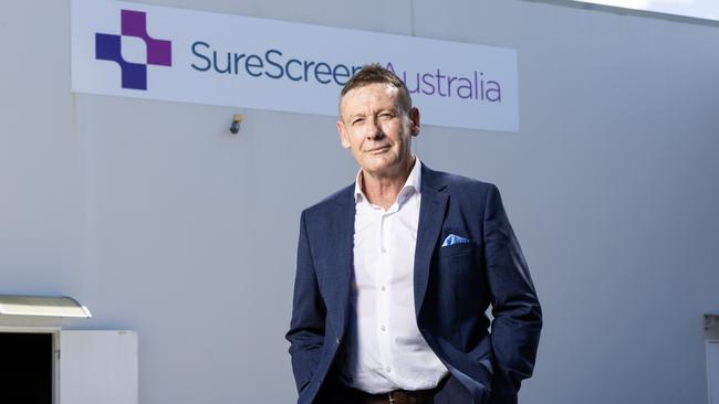 Managing Director of SureScreen, Troy Stewart, at the Acacia Ridge facility- Picture: Richard Walker