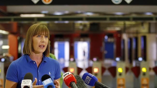 NSW Transport Minister Jo Haylen has apologised to commuters for the disruption to train services on Wednesday. Picture: NewsWire / John Appleyard