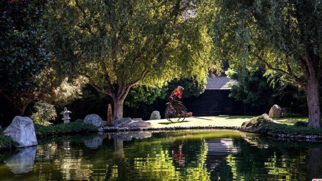 The property comes complete with a koi pond. Picture: Realtor