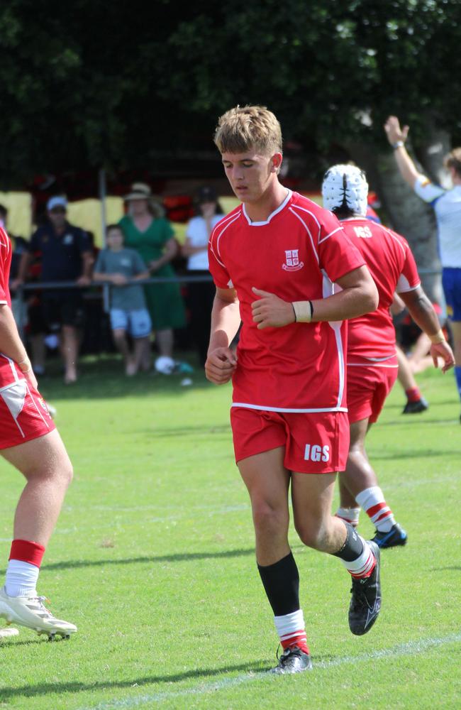 Ballymore Cup rugby action at the Albany Creek Brumbies Junior Rugby Union Club on Friday, April 12, 2024.