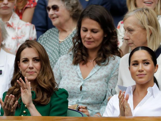 The book seems to confirm Kate and Meghan were not close. Picture: Ben Curtis/AFP