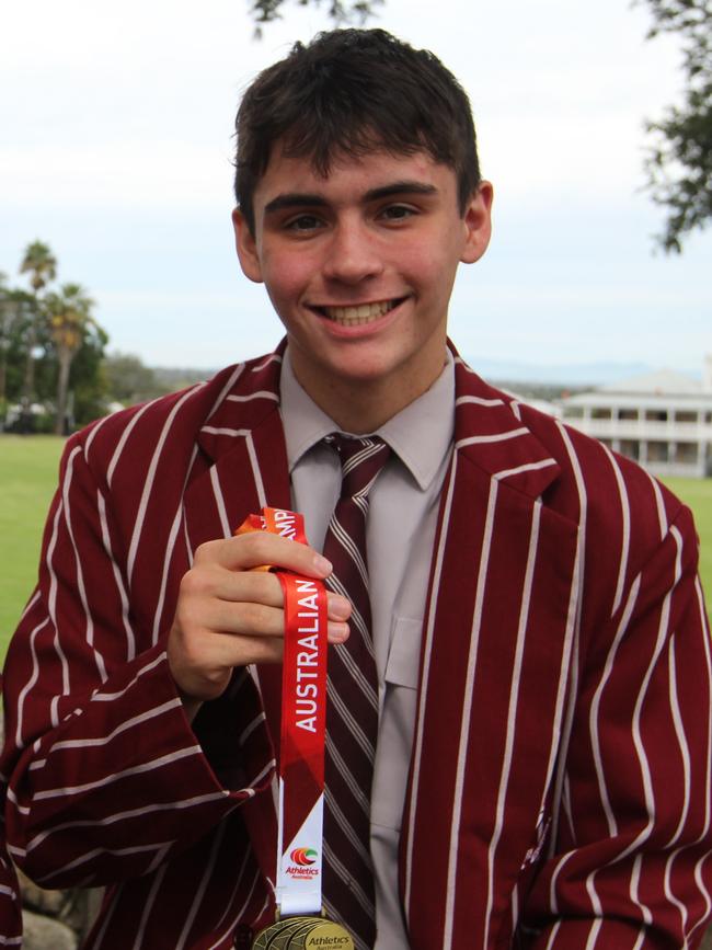 Ipswich Grammar School sudent Buckman will represent Australia.