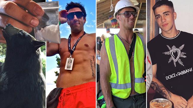 Left to right: Cocaine Bear, Bronson Interlandi, Blayden Meagher and Jordan Alexander.
