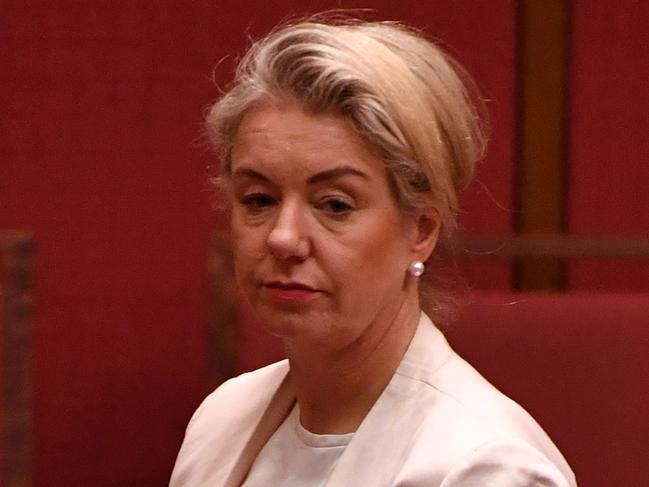 Minister for Agriculture Bridget McKenzie in Senate chamber at Parliament House in Canberra, Monday, December 2, 2019. (AAP Image/Mick Tsikas) NO ARCHIVING