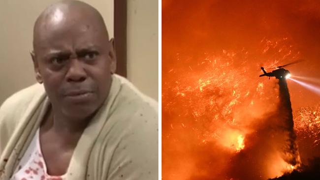 Dave Chappelle mocked the wildfire evacuations during his second skit hosting “Saturday Night Live” this weekend.