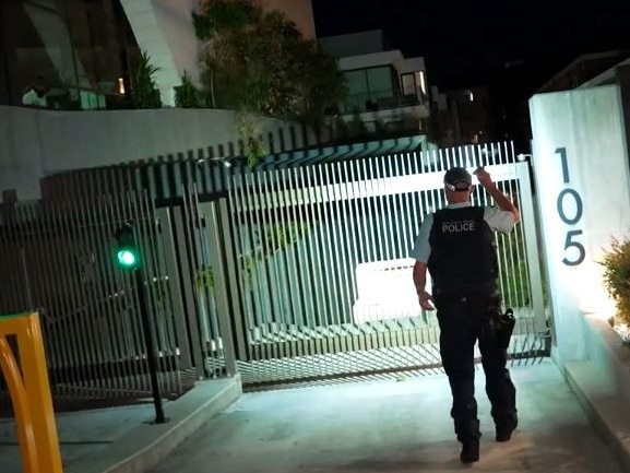 Police patrol the eastern suburbs as part of Operation Shelter. Picture: NSW Poice