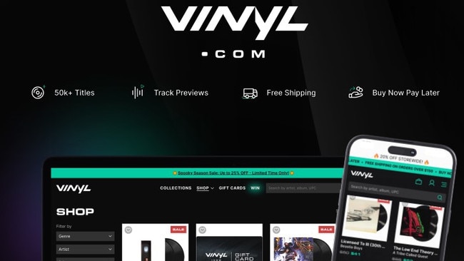 eCommerce platform vinyl.com is expanding into the UK. Picture: Vinyl Group