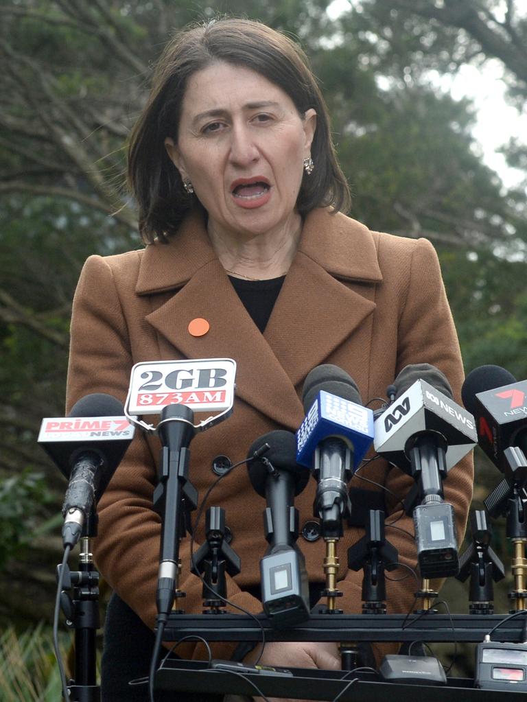 NSW Premier Gladys Berejiklian said she was not consulted about Queensland closing its borders to Greater Sydney. Picture: Jeremy Piper / NCA NewsWire