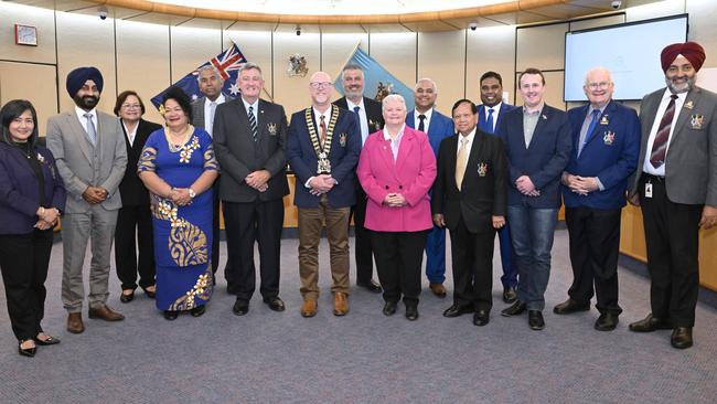 The newly sworn in Blacktown Councillors. Picture: Blacktown Council