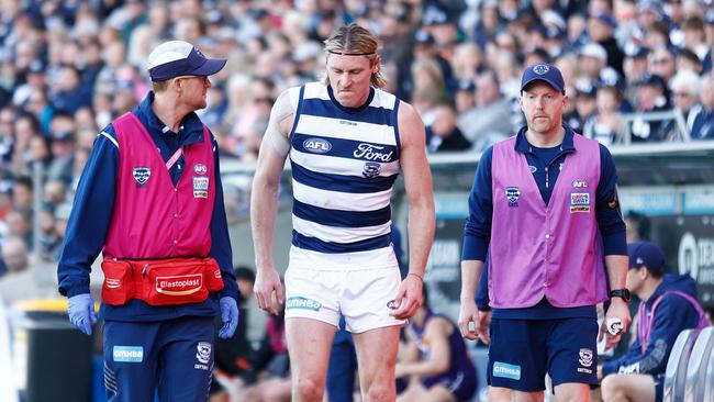 The Cats have been hit hard by injury this year. Picture: Michael Willson/AFL Photos via Getty Images