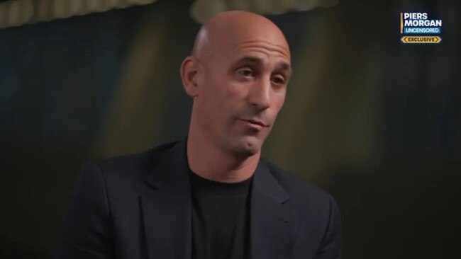 Luis Rubiales has refused to apologise to Jenni Hermoso. Credit: Talk TV.