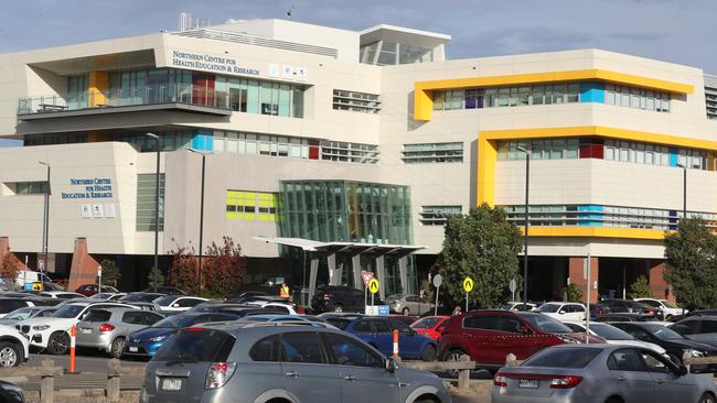 The Northern Hospital in Epping, where the nurse worked two shifts. Picture: David Crosling / NCA NewsWire