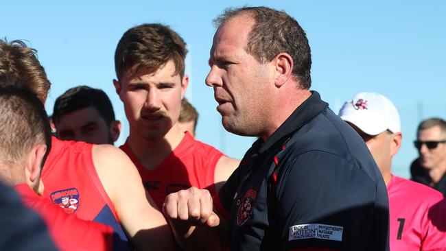 North Hobart coach Richard Robinson. Picture: NIKKI DAVIS-JONES