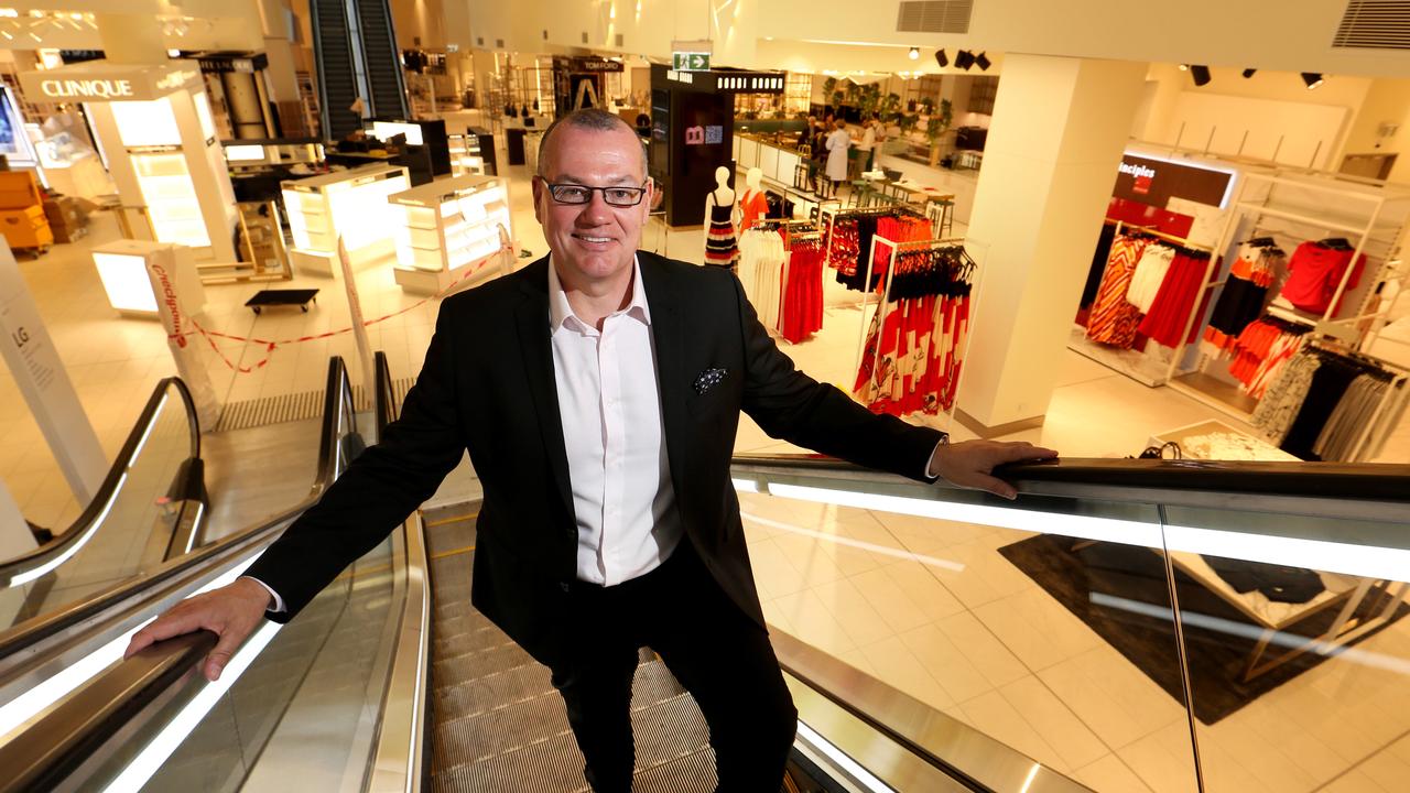 Then-Pepkor Australia chief executive officer Graham Dean at the Melbourne store before it opened. Picture: David Geraghty/The Australian