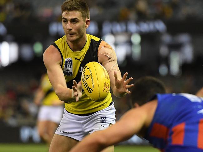 Anthony Miles in ac tion during last year’s VFL grand finalPicture: AAP Image