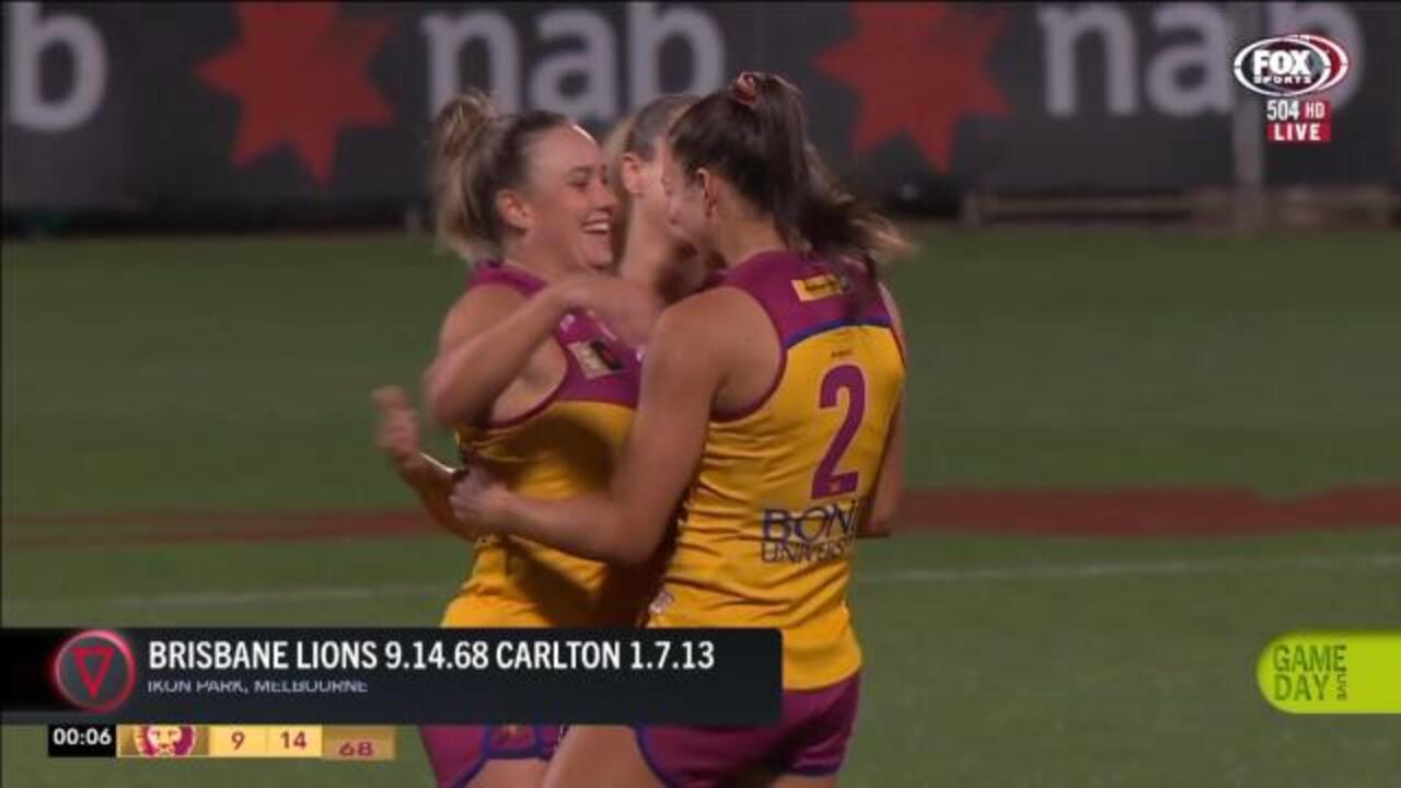 AFLW Wrap: Lions join as ladder leaders