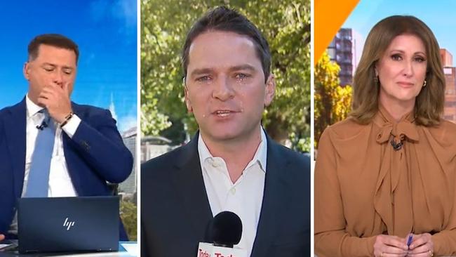 Many seasoned newsreaders and Aussie stars were moved to tears reading the letter.