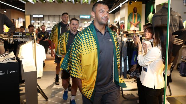 Kurtley Beale has embraced parts of the local culture in Japan. Picture: Getty