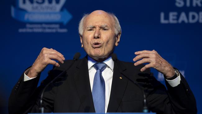 Former prime minister John Howard. Picture: Monique Harmer