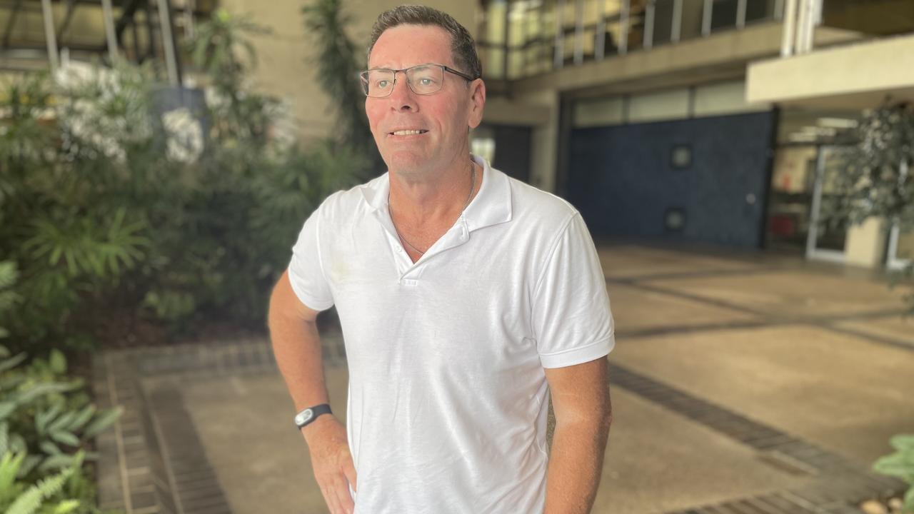 Mayoral candidate Troy Thompson said it is too early to call the election, but he said the tightly contested results has sent a clear message to current Townsville City councillors. Picture: Chris Burns