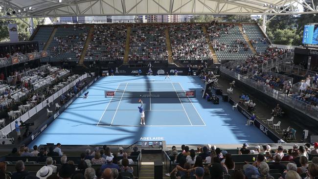 The inaugural Adelaide International at Memorial Drive. Picture: Sarah Reed