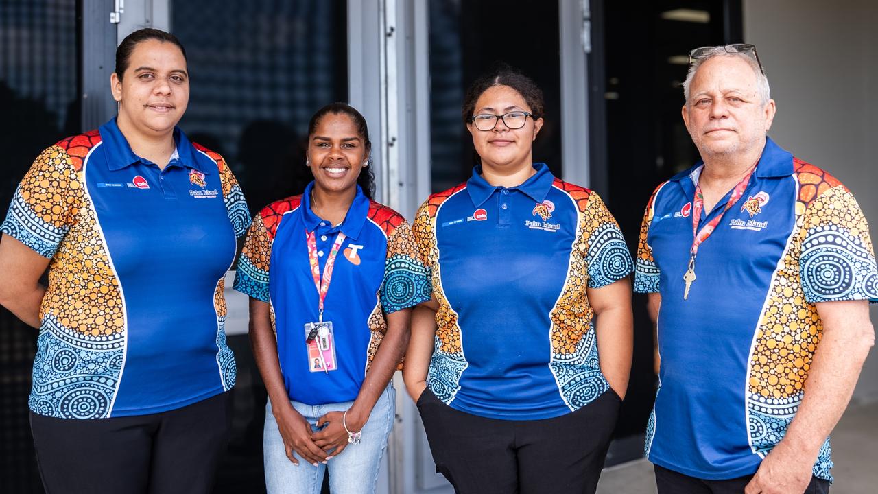 Program graduates Frances Doyle, Yvette Nicholas, Sunshine Smith and Perry Thompson