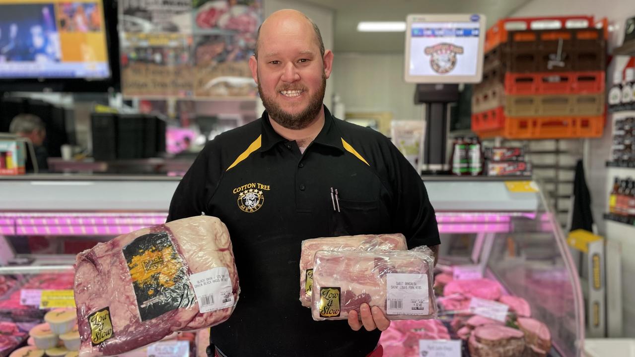 Cotton Tree Meats manager Jonathon Brown. Picture: Asa Andersen.