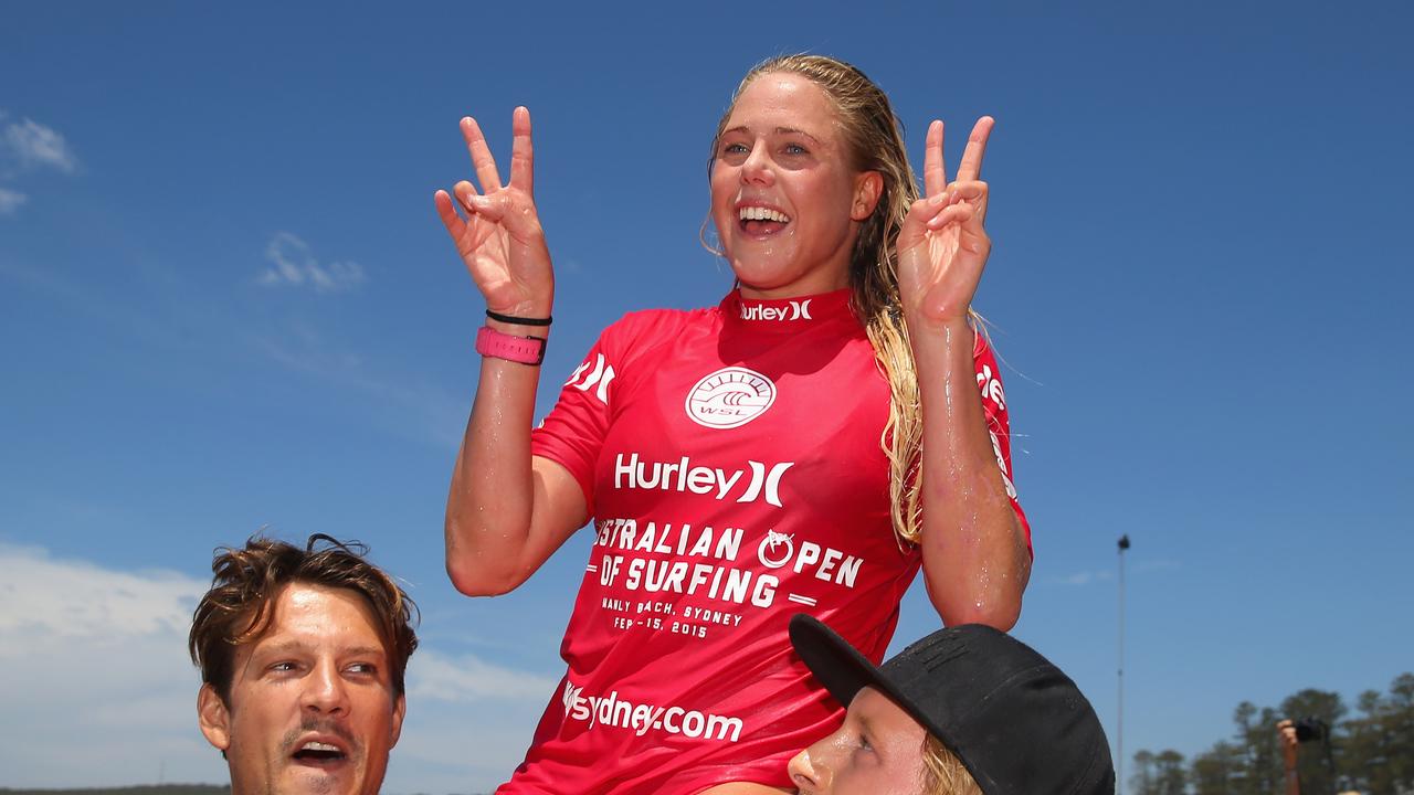 Enever gave up her place on the World Surf tour. Photo by Cameron Spencer/Getty Images