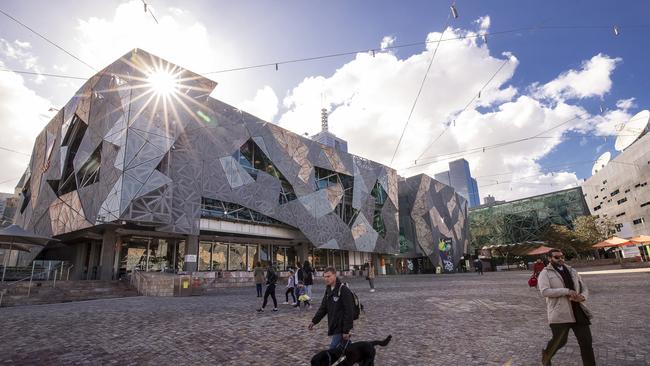 Federation Square’s future is under review.