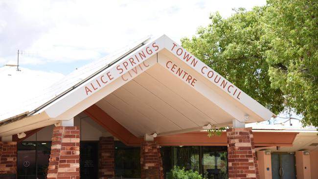 Alice Springs Town Council chambers. Picture: Alex Treacy