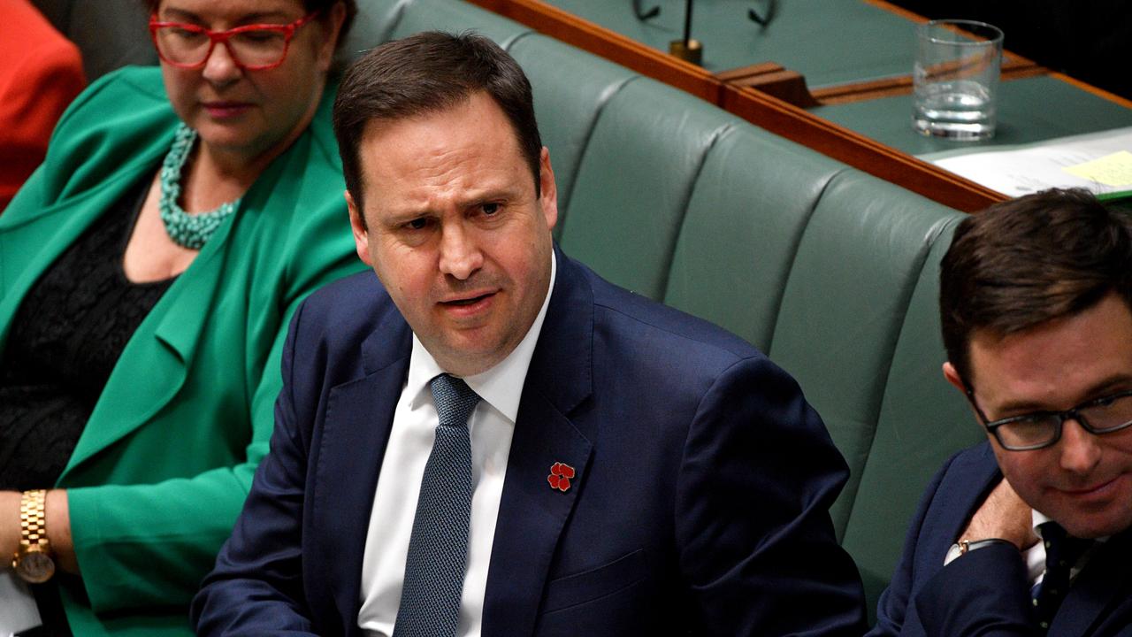 Minister for Defence Industry Steve Ciobo during Question Time in the House of Representatives at Parliament House in Canberra. Picture: AAP/Mick Tsikas