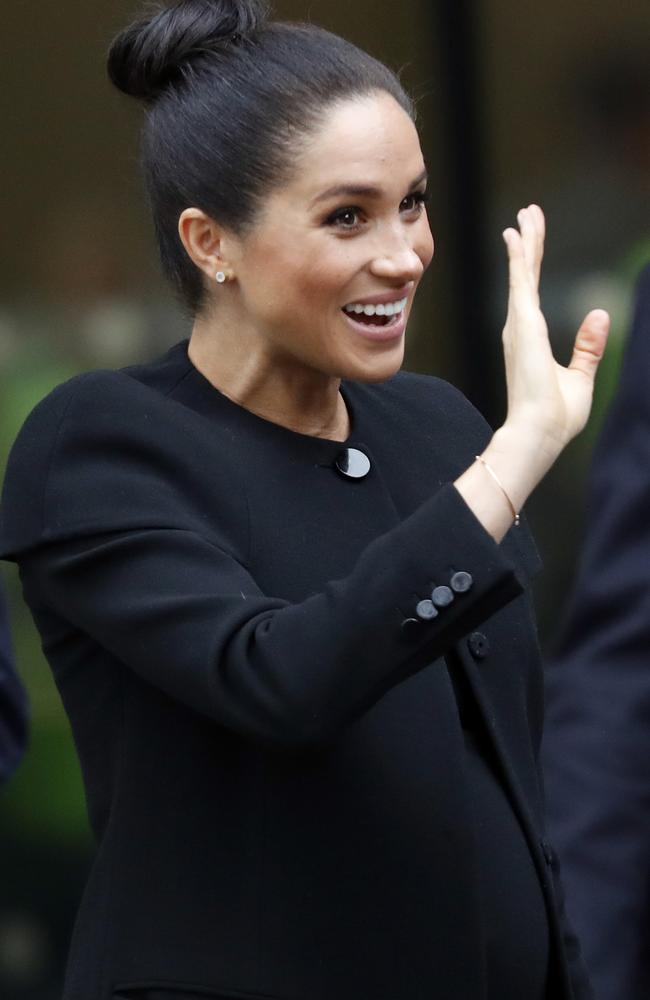 She waved at the crowd as she attended an event for the Association of Commonwealth Universities. Picture: Chris Jackson/Getty Images